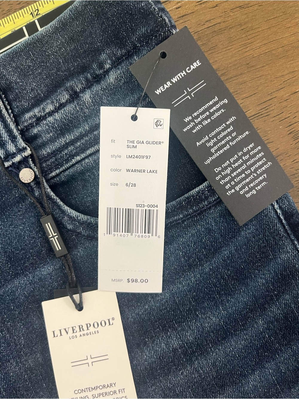 Liverpool Los Angelas The Gia Glider Slim Pants Womens Jeans Size 6 NWT - Picture 11 of 14